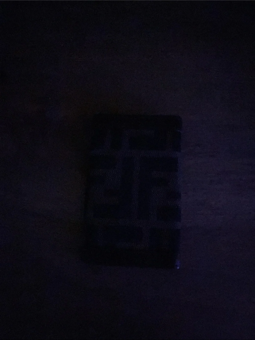 Fendi Brown & Black Monogram Key Case